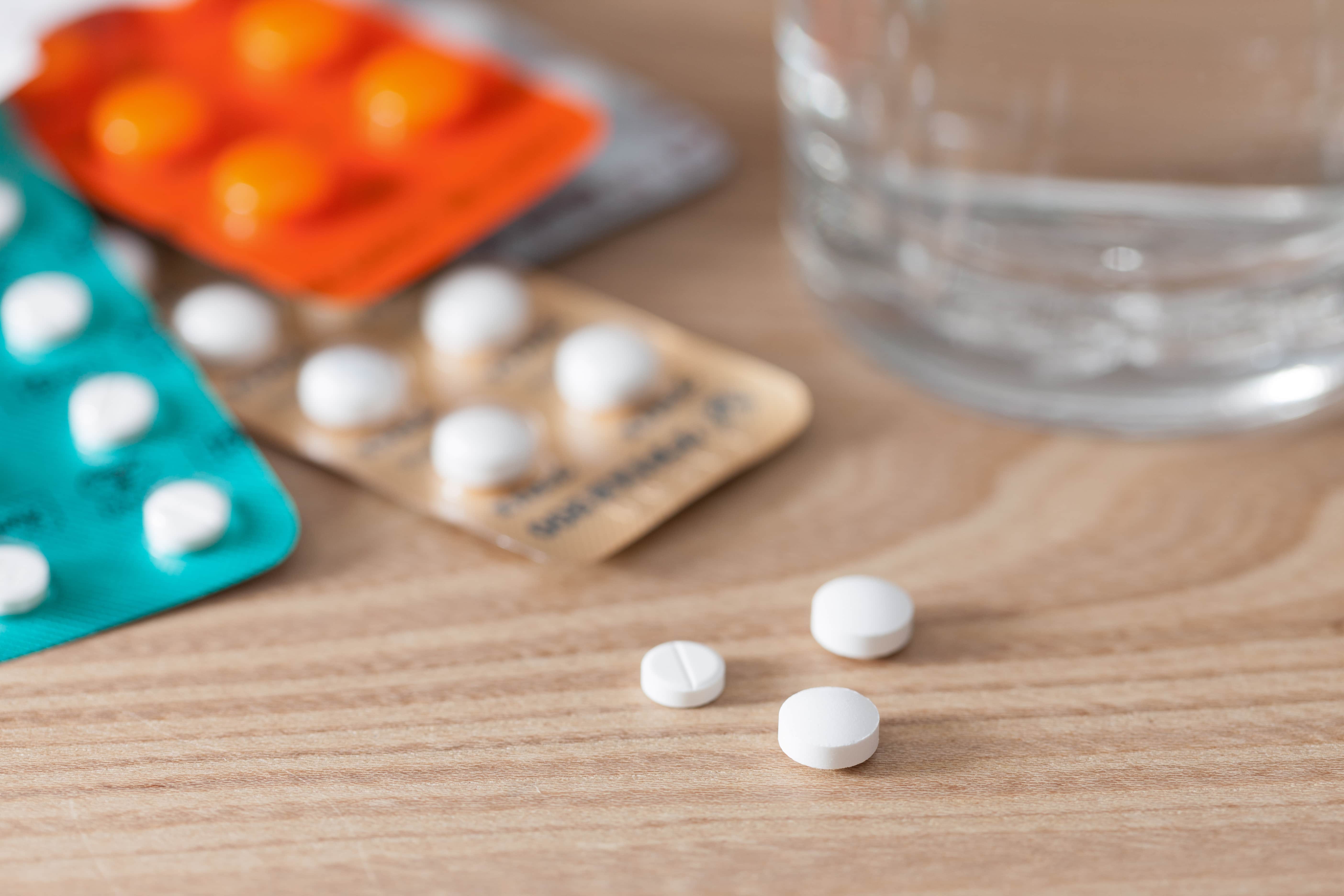 Japanese drugstore with over-the-counter stomach medicine